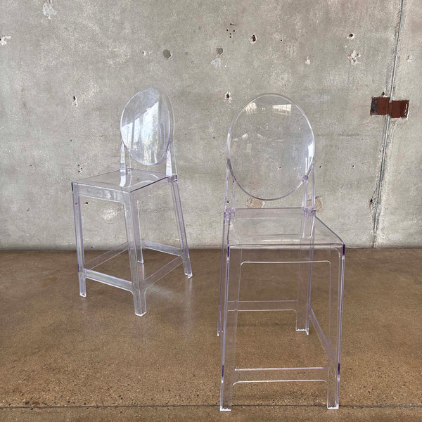 Pair of Acrylic Stools