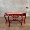 Marble Top Carved Console