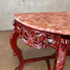 Marble Top Carved Console