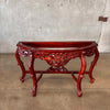 Marble Top Carved Console