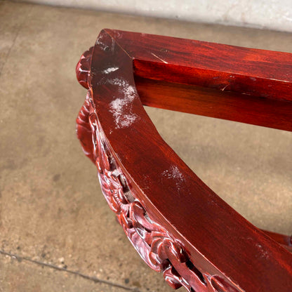 Marble Top Carved Console