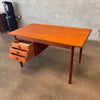 Vintage Hans Olsen Teak Writing Desk, 1960s