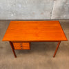 Vintage Hans Olsen Teak Writing Desk, 1960s