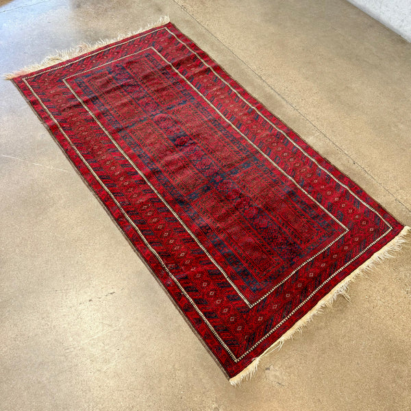 Vintage Hand Woven Turkish Rug