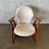 Vintage Mid Century Danish Modern Teak Rocking Chair