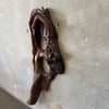 1980s Hand Carved Wood Wizard Sculpture