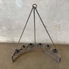 Vintage Spanish Wrought Iron Wall Candelabra