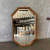 Post Modern 1980s Oak Wood Frame Mirror