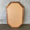 Post Modern 1980s Oak Wood Frame Mirror