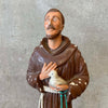 Vintage Catholic Saint Plaster Statue