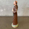 Vintage Catholic Saint Plaster Statue