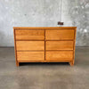 Mid Century Solid Birch Dresser By Conant Ball