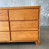 Mid Century Solid Birch Dresser By Conant Ball