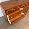 Mid Century Modern Walnut Credenza with Mirror