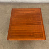 Mid Century Teak And Ceramic Side Table