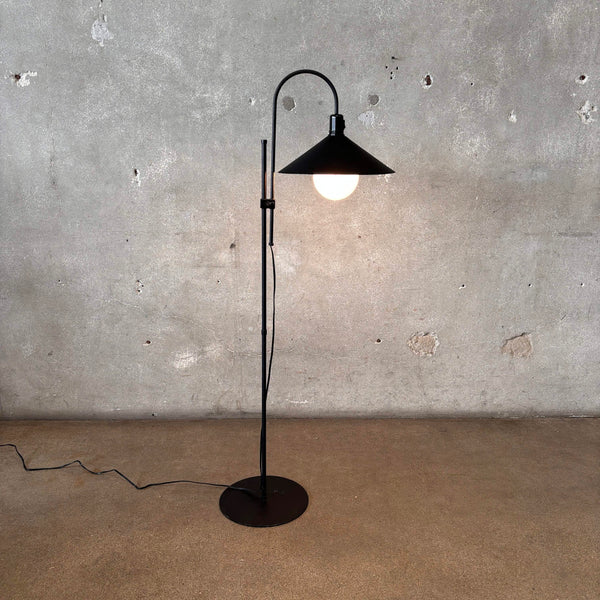 Vintage Black Metal Adjustable Floor Lamp