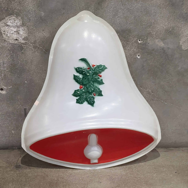 Vintage Blow Mold Christmas Bell Wall Decor