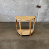 Vintage Rattan Console Table