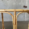 Vintage Rattan Console Table