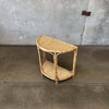 Vintage Rattan Console Table