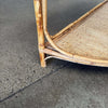 Vintage Rattan Console Table