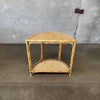 Vintage Rattan Console Table