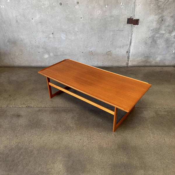 Mid Century Danish Modern Teak Coffee Table