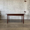 Mid Century Walnut Desk / Console Table C. 1960