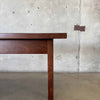 Mid Century Walnut Desk / Console Table C. 1960