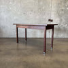 Mid Century Walnut Desk / Console Table C. 1960