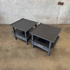 Mid Century Pair of Grey Willet Side Tables