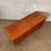 Mid Century Modern Walnut Lane Cedar Lined Chest