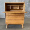 Mid Century 1952 Heywood Wakefield Dresser / Secretary Desk