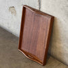 Single Vintage Teak Serving Tray