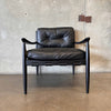 Moe's Turner Black Leather Chair