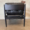 Moe's Turner Black Leather Chair