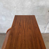 Mid Century Walnut Roll Top Desk By Brown Saltman