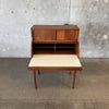 Mid Century Walnut Roll Top Desk By Brown Saltman