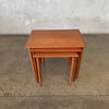 Set of Danish Modern Teak Nesting Tables