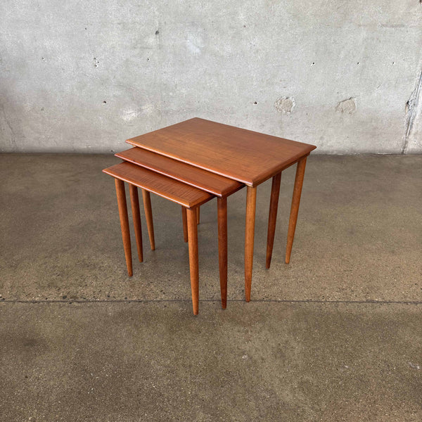 Set of Danish Modern Teak Nesting Tables