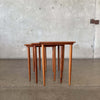 Set of Danish Modern Teak Nesting Tables