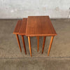 Set of Danish Modern Teak Nesting Tables