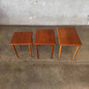 Set of Danish Modern Teak Nesting Tables