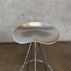 Pair of Pepe Cortes Aluminum Barstools For Knoll