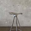 Pair of Pepe Cortes Aluminum Barstools For Knoll