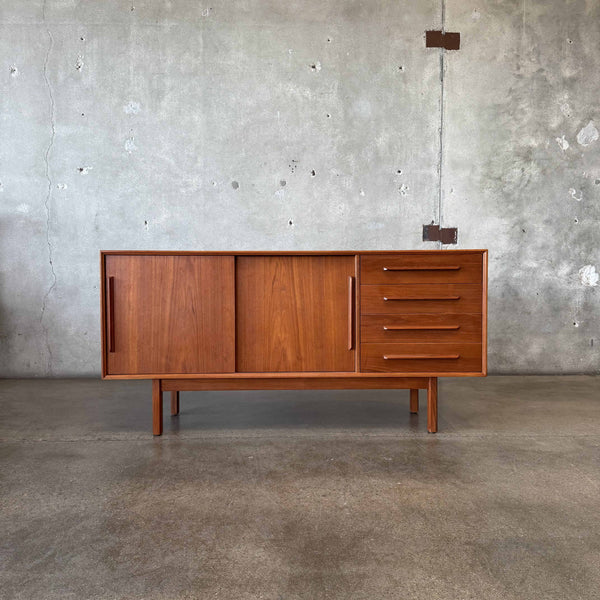 Danish Modern Teak Credenza