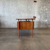 Danish Modern Teak Desk By Lovig With Key