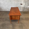 Danish Modern Teak Desk By Lovig With Key