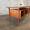 Danish Modern Teak Desk By Lovig With Key