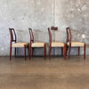 Set of Four Vintage D-Scan Teak Dining Chairs